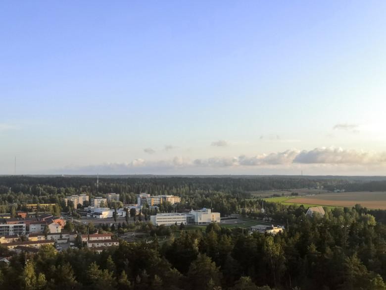 Näkymä Keisvuoren vesitornilta