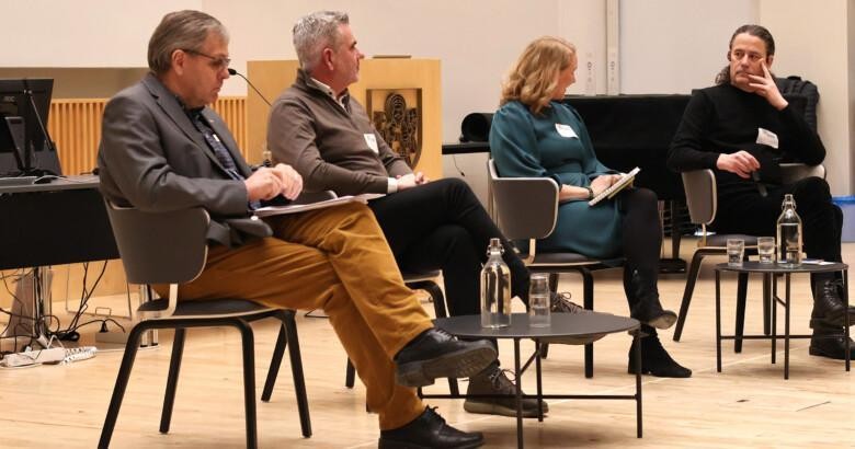 Kasvusta ja rahoituksesta keskustelivat Thomas Fagerholm (Rehux Oy), Marko Rantanen (Rengas Turku Oy), Maija Koivunen (Oma Säästöpankki) ja Veli-Matti Jalonen (Oili Jalonen Oy).