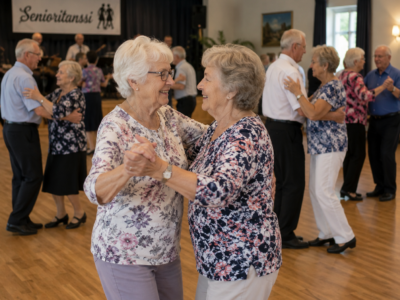 senioritanssi liikunta tanssiliikkuvalieto liikkuvalieto tekoälykuva